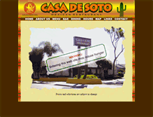 Tablet Screenshot of casadesoto.com